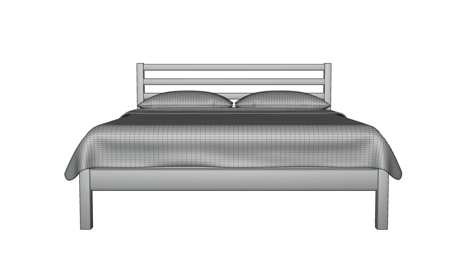 3D model IKEA Tarva Bed Frame VR / AR / lowpoly CGTrader