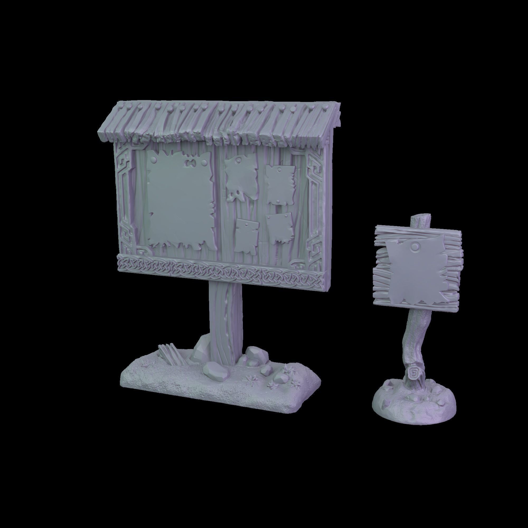 Quest boards 3D model 3D printable CGTrader