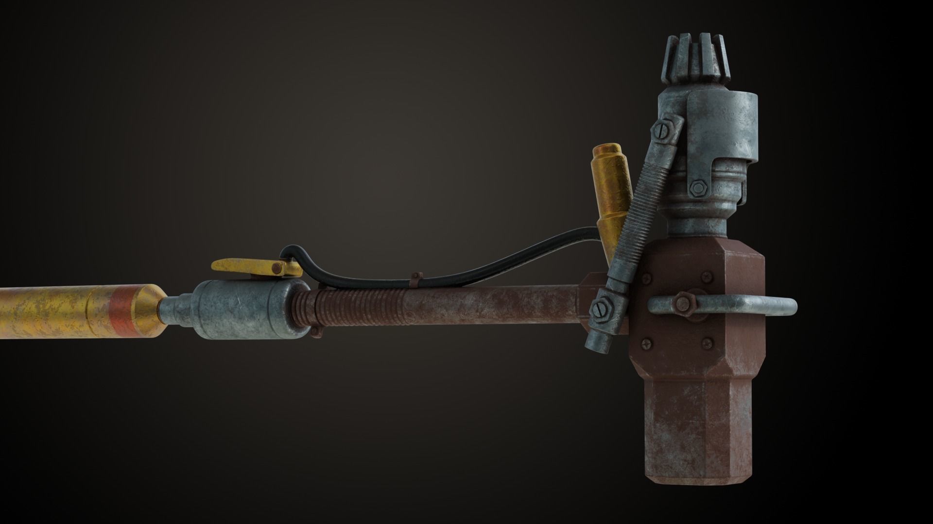 Fallout Super Sledge Hammer 3D model 3D printable CGTrader