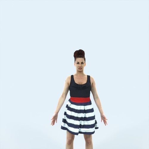 3D model Yearn A Animated Rigged Casual Woman VR / AR / low-poly | CGTrader