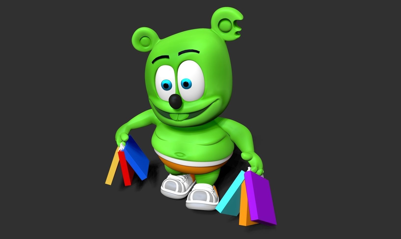 Gummy Bear 3D model 3D printable CGTrader