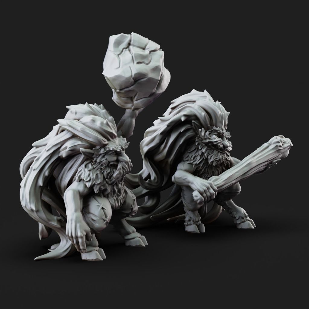 Korred - 3D Printable TTRPG - PRESUPPORTED - 32mm Scale 3D model 3D ...