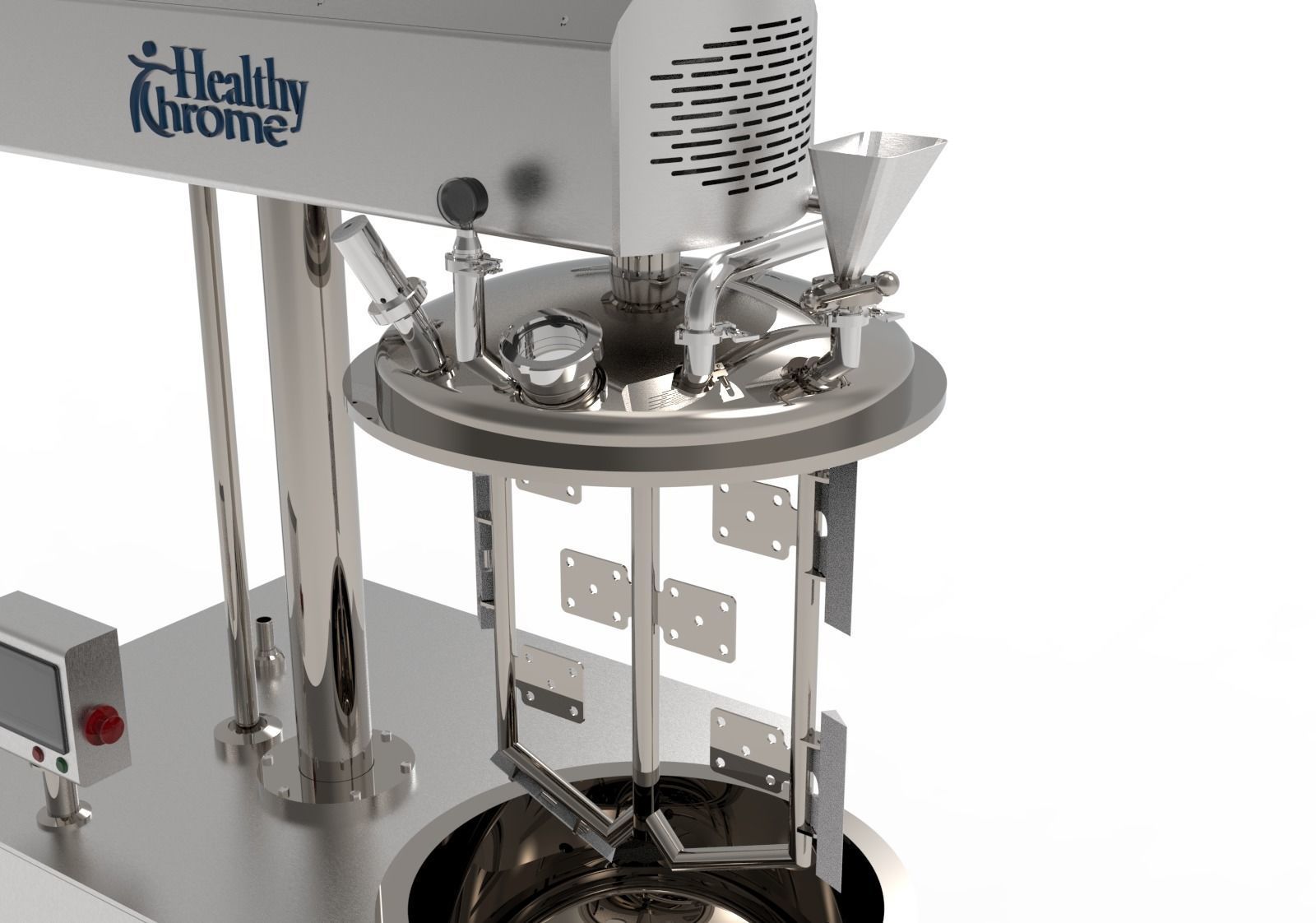 Cream Homogenizer Machine 3D model CGTrader