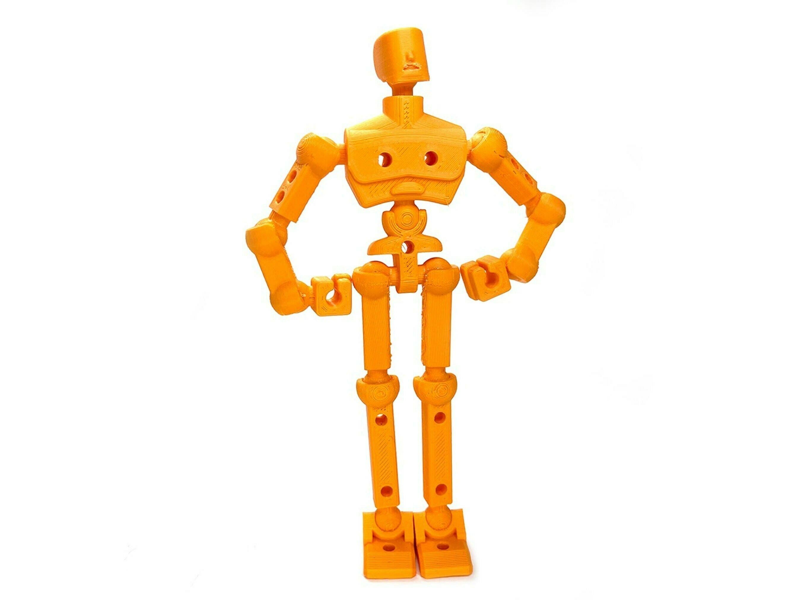 Flexifriend 3D Printable Fully Articulated Action Figure 3D model 3D ...
