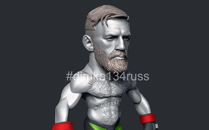 CONOR MCGREGOR 3D model 3D printable | CGTrader