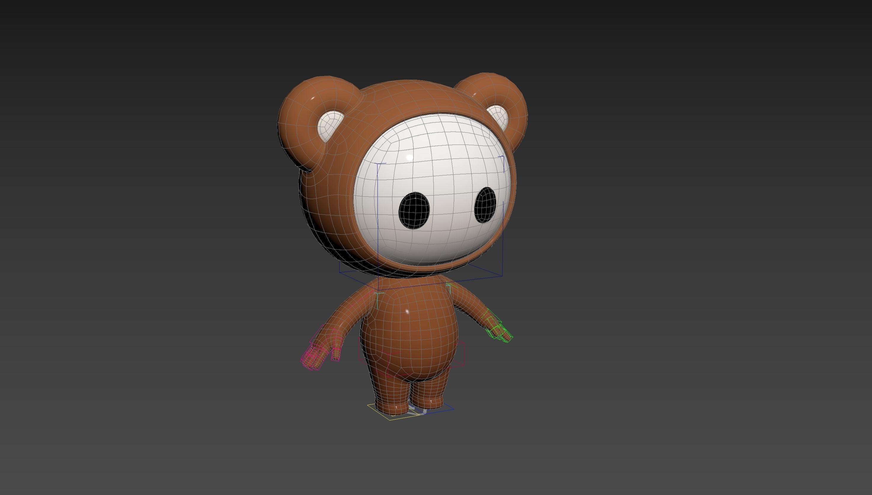 Character253 Rigged Mascot 3D model rigged | CGTrader