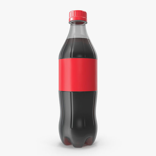 Cola Bottle 500 ml V2 3D model