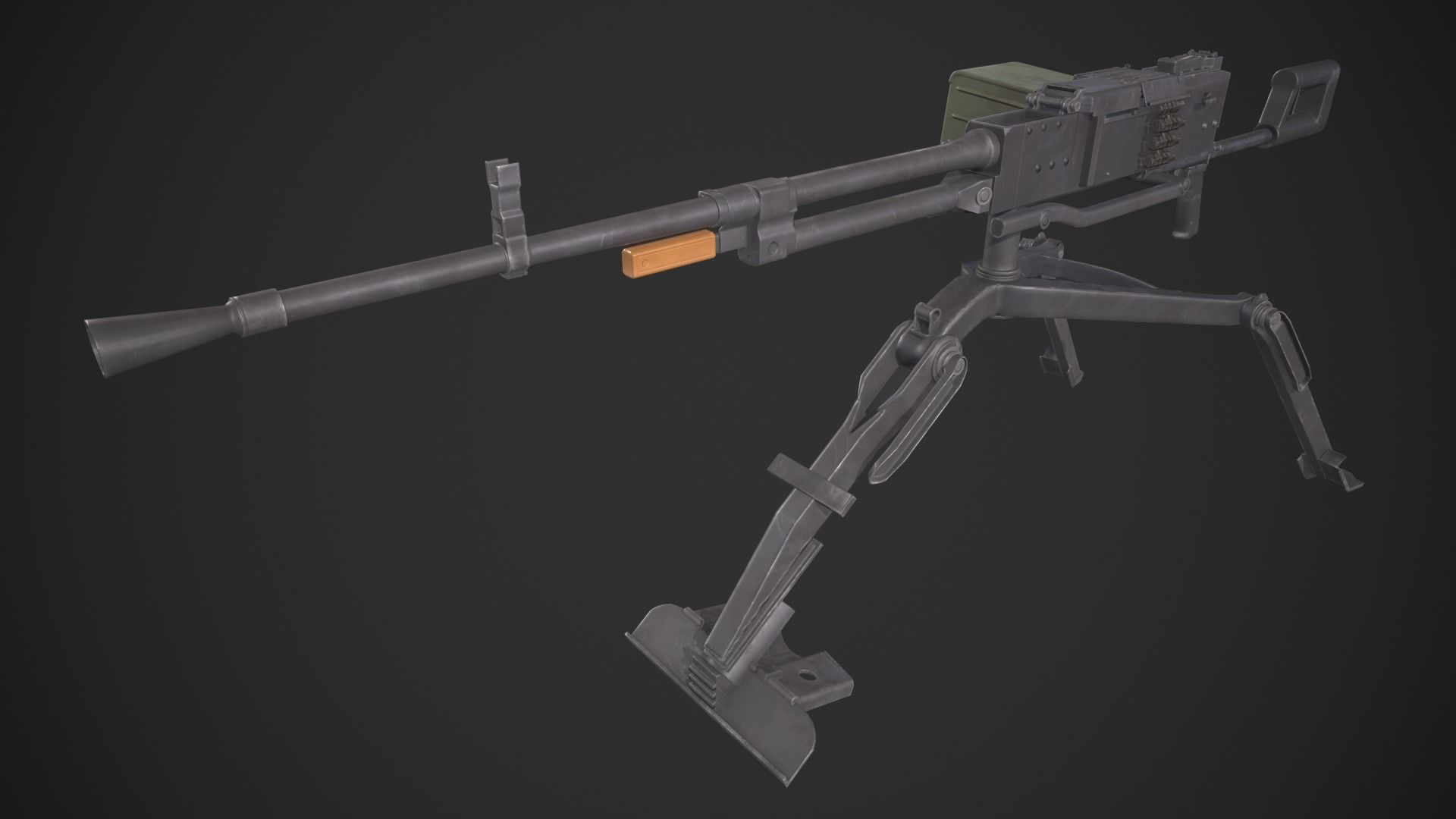 KORD Machine Gun 3D model | CGTrader