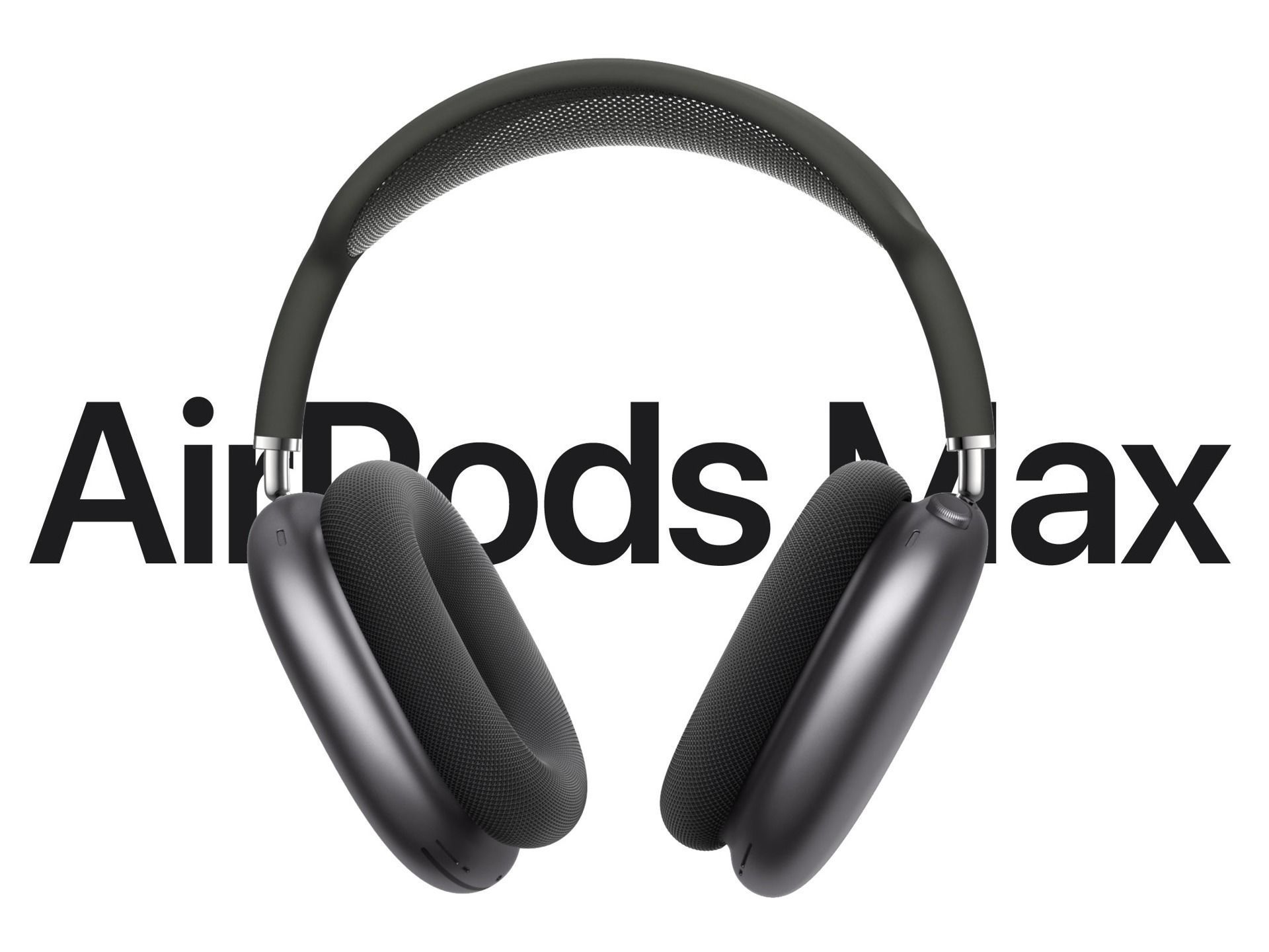 3D model Headphones Apple AirPods Max space gray VR / AR / lowpoly