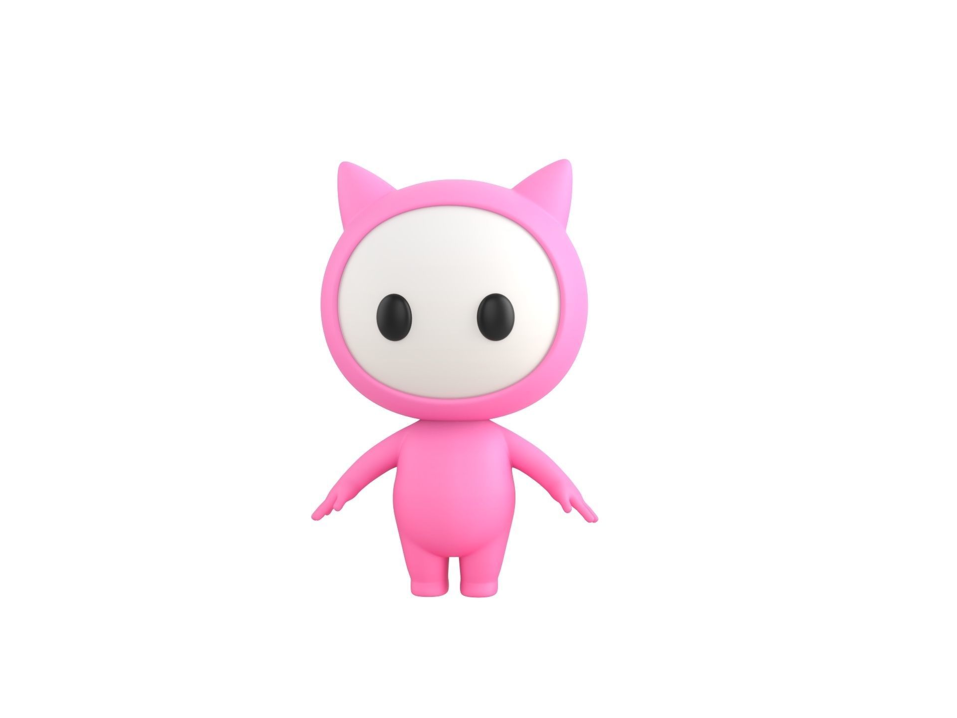 Character260 Rigged Mascot 3D model rigged | CGTrader