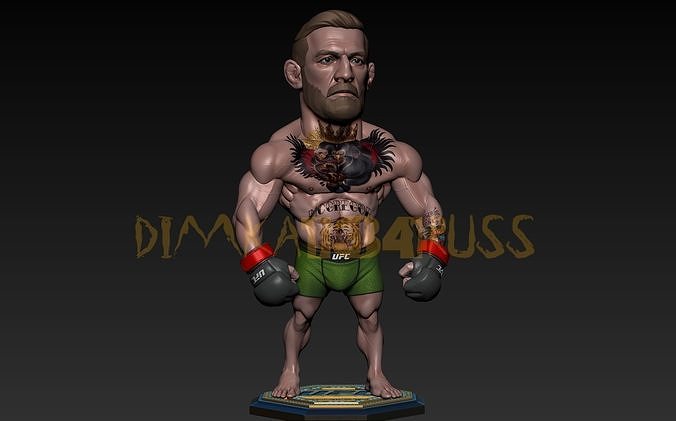 CONOR MCGREGOR 3D model 3D printable | CGTrader