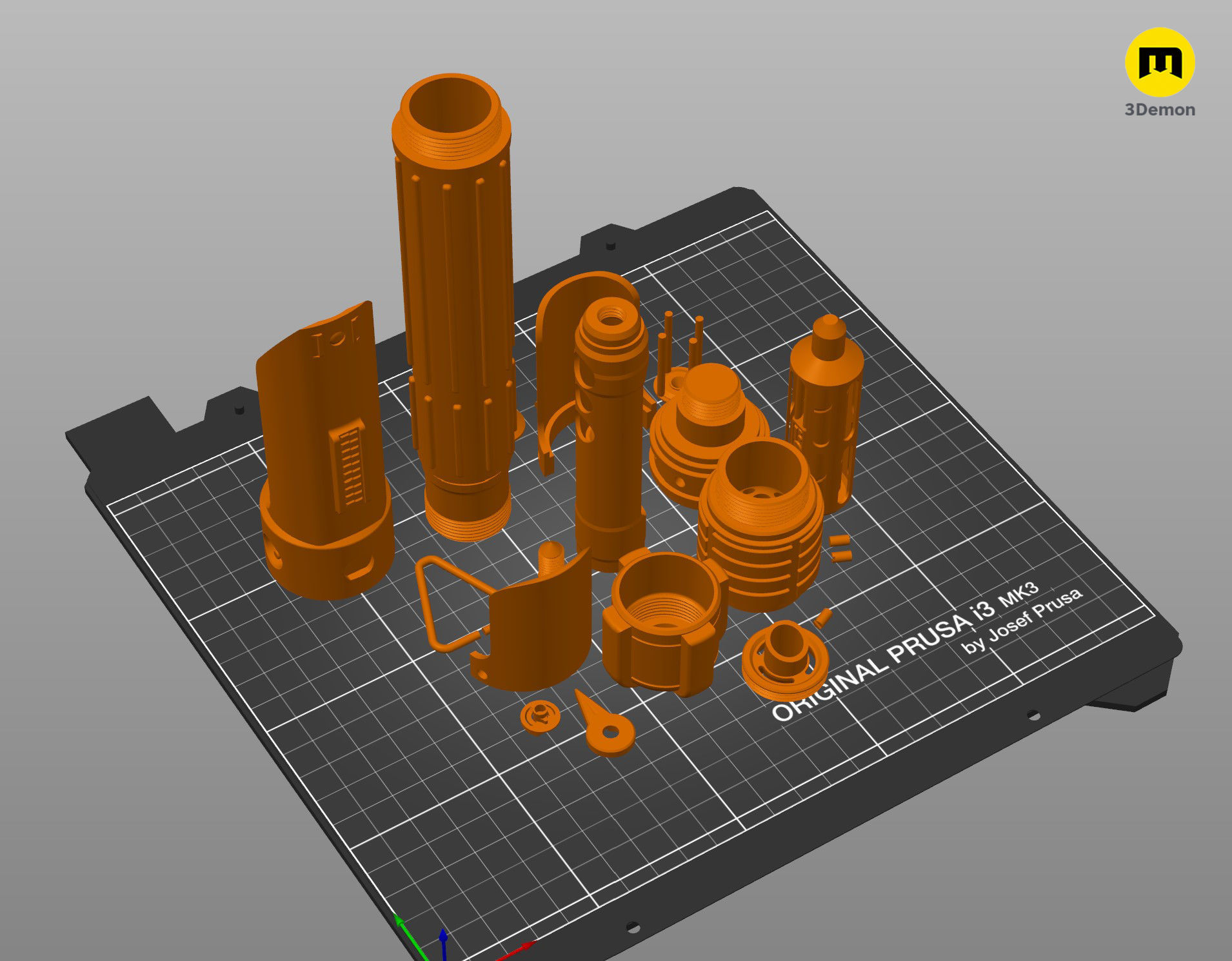 Sabine Wren Lightsaber from Star Wars Ahsoka 3D model 3D printable ...