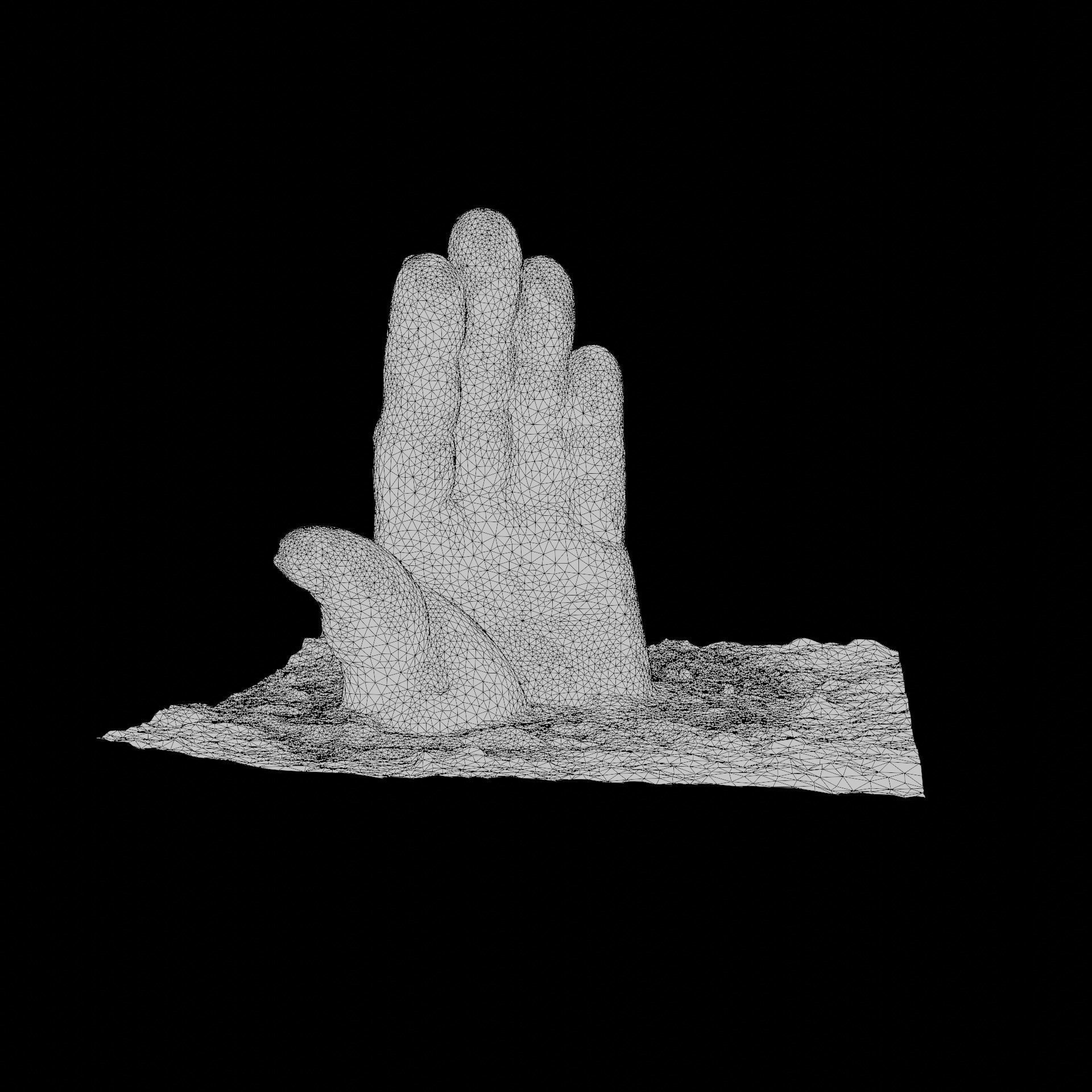 hand sculpture 3d scan 3D model | CGTrader
