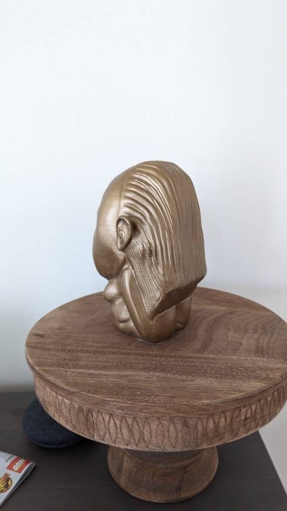 Indiana Jones Idol Golden Fertility Statue Résine Fertility Idol Sculpture avec Eye Scale Raiders of The Lost Ark Cosplay Props
