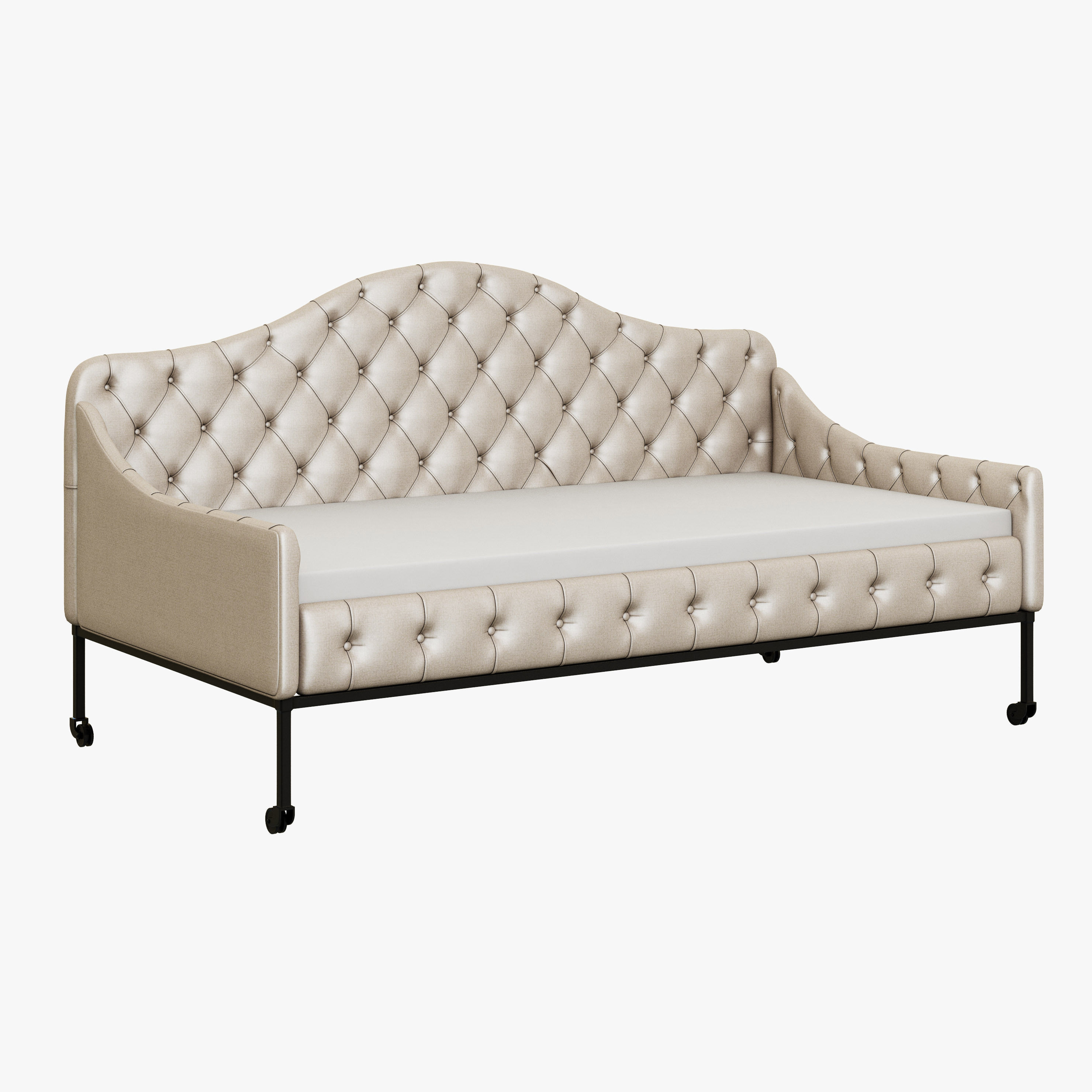 Restoration Hardware Francesca Tufted Daybed 3D model CGTrader