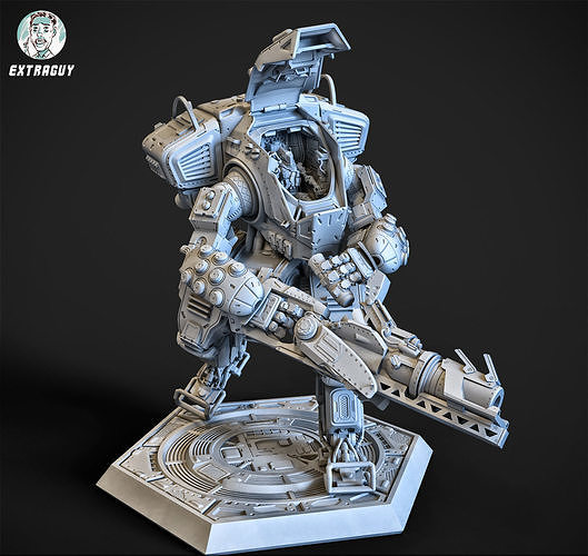 A Robot and his Big Robot 75mm 3D Printable 3D model 3D printable ...
