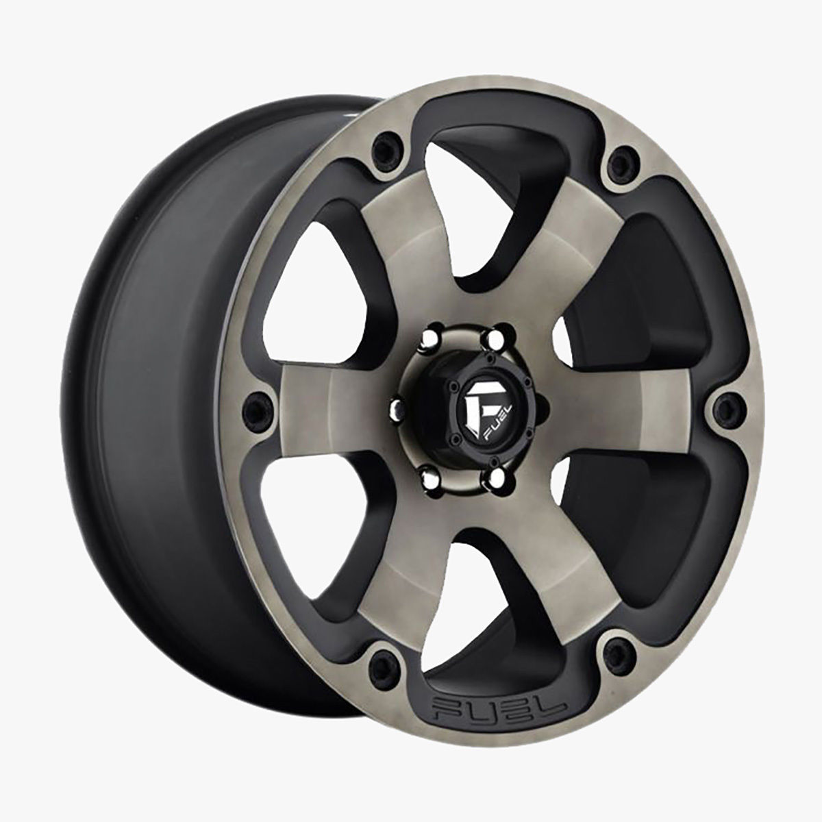 Fuel Beast Wheel Black With Dark Tint Face F150 Raptor 3D model CGTrader