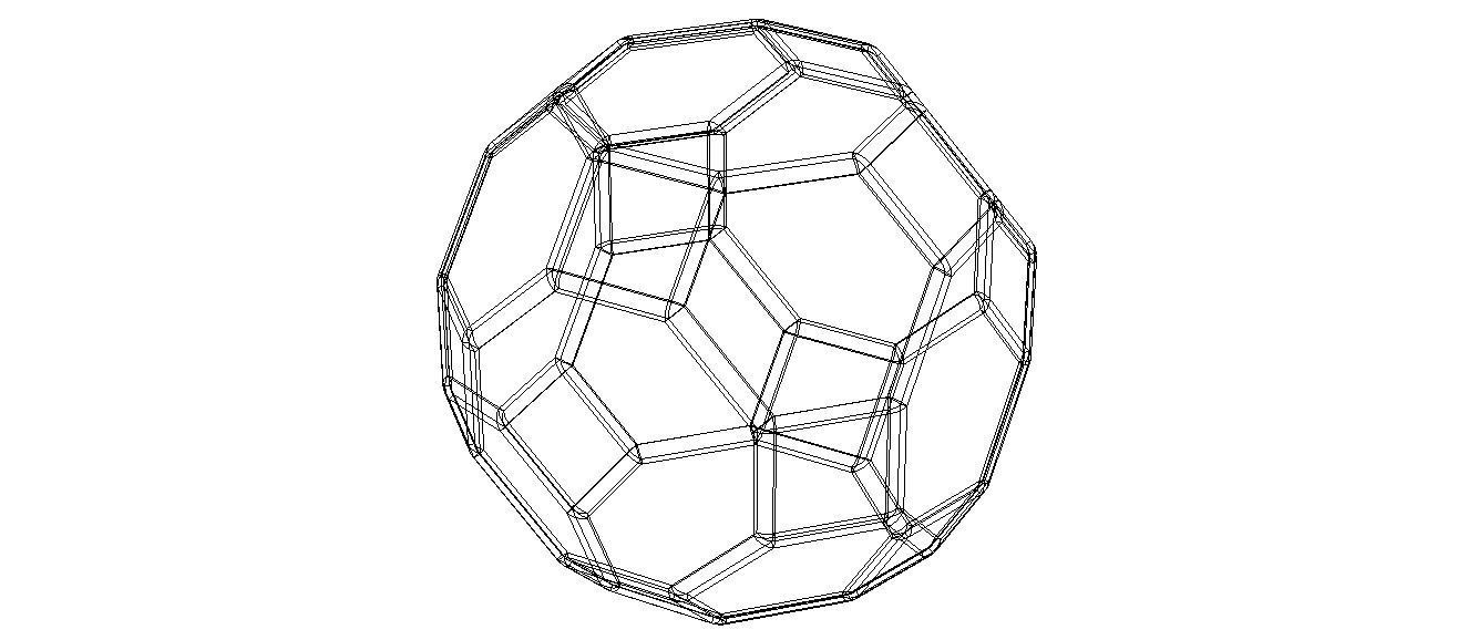 Wireframe Great Rhombicuboctahedron 3D model 3D printable | CGTrader