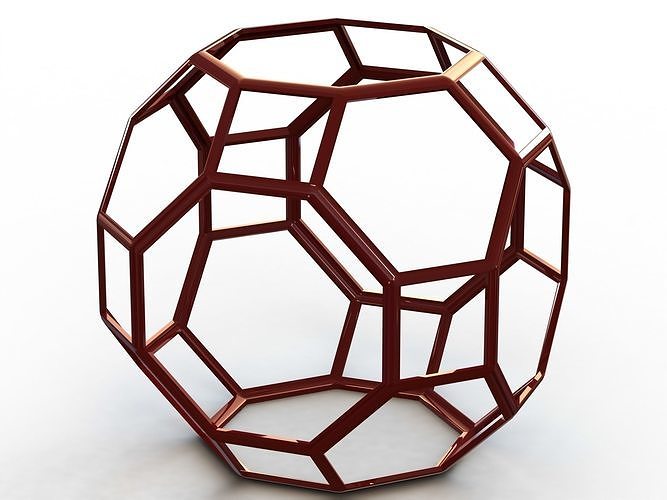 Wireframe Great Rhombicuboctahedron 3D model 3D printable | CGTrader