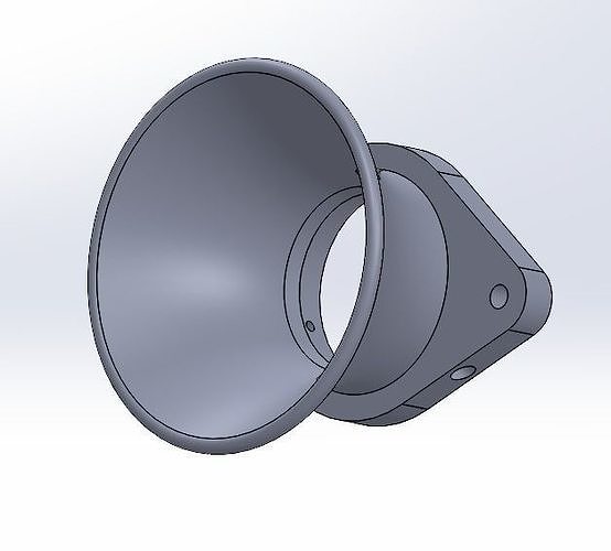 carburetor air horn 50mm 3D model 3D printable CGTrader