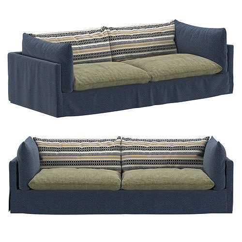 Habitat Sofa 3D model CGTrader