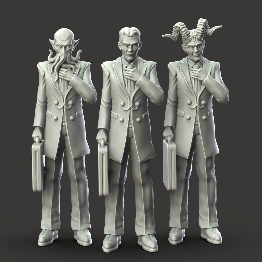 The Overseer - 3D Printable TTRPG - PRESUPPORTED - 32mm Scale 3D model ...