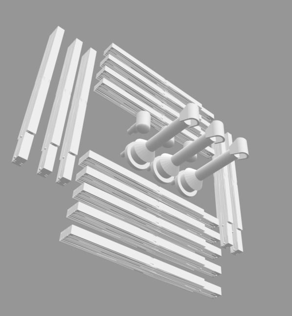 Toy train G gauge parts 3D model 3D printable CGTrader