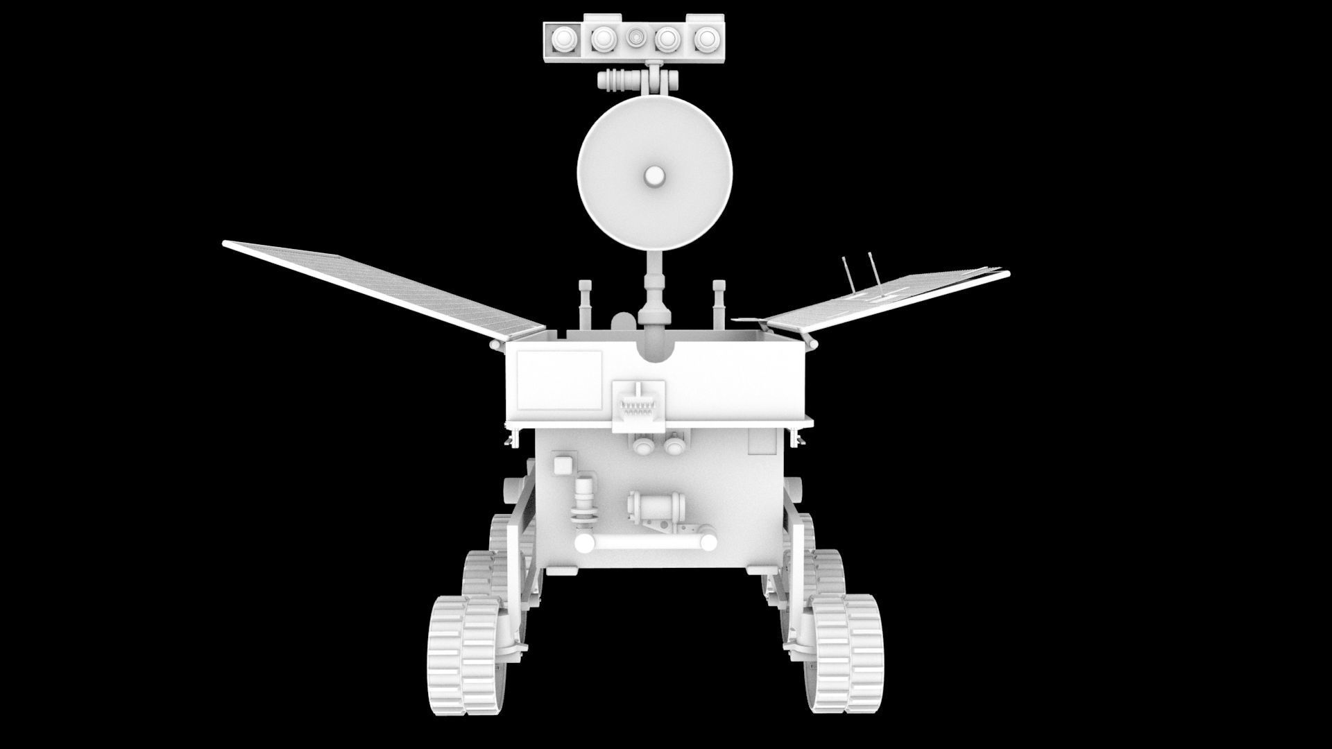 Yutu 2 Moon Rover Satellite Chang Yutu Moon Rover 3D model | CGTrader