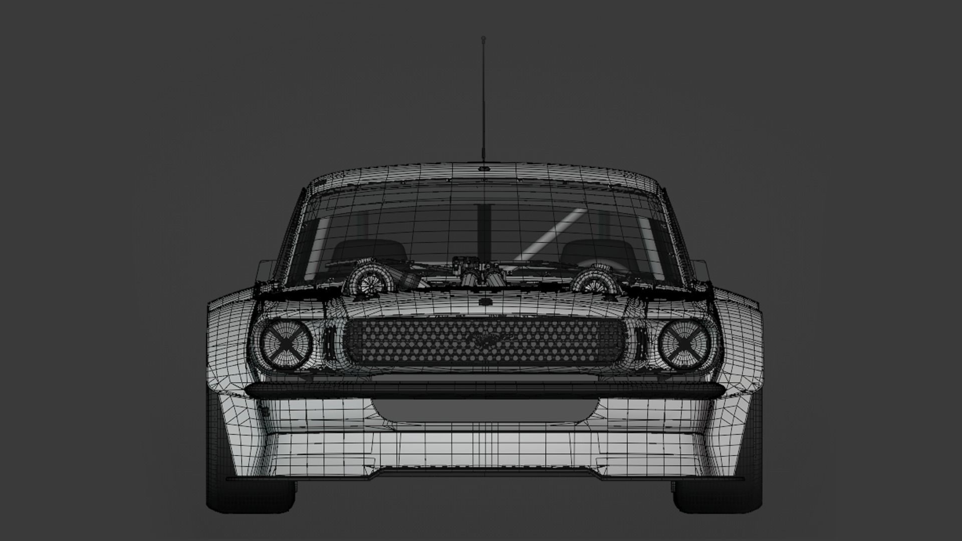 HOONICORN car 3D model animated rigged CGTrader