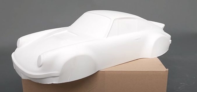 Porsche 911 simplified decorative model ver3 3D model 3D printable | CGTrader