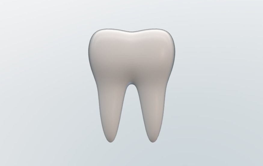 Premolar Tooth design 3D model 3D printable | CGTrader