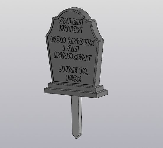 Salem Witch Garden Decoration 3D model 3D printable | CGTrader