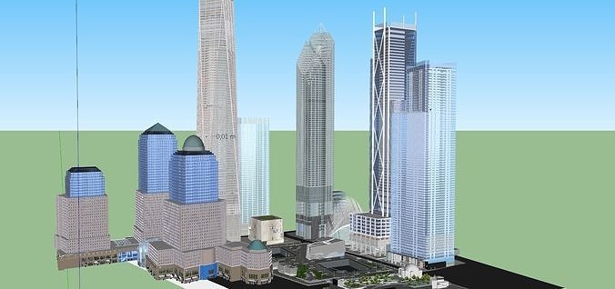 One World Trade Center 3D model rigged | CGTrader