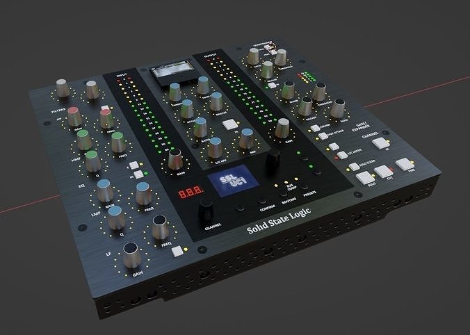 SolidStateLogic UC-1 mixing Controller 3D model | CGTrader