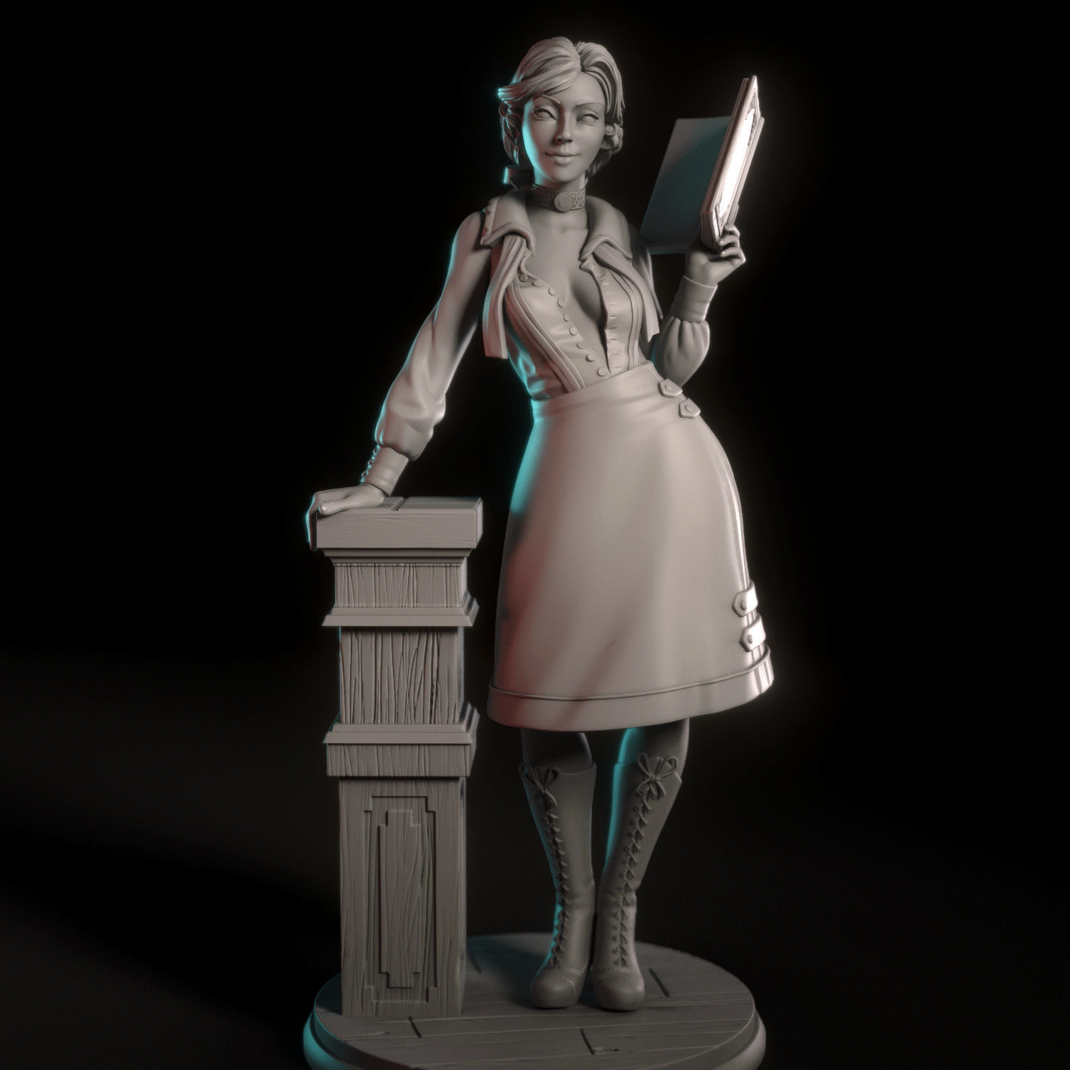 Elizabeth Bioshock 3D model 3D printable | CGTrader