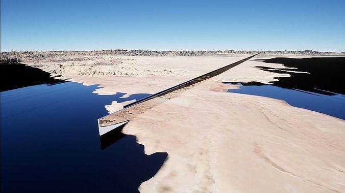 Saudi Arabia The Line 3D model | CGTrader