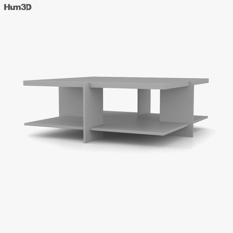 Frank Lloyd Wright Lewis Coffee table 3D model CGTrader