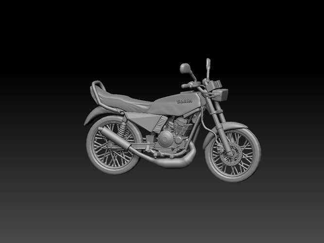 yamaha rx king 3D model 3D printable CGTrader