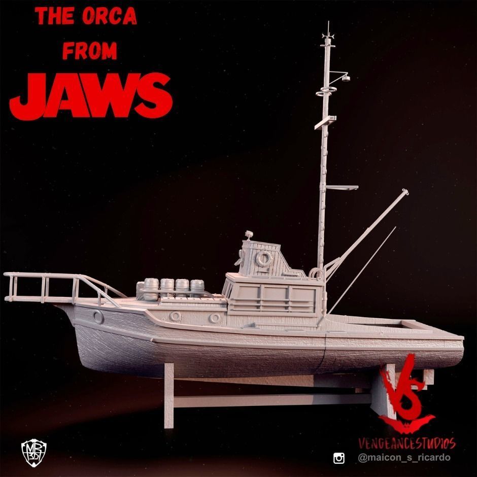 The Orca from JAWS 3D model 3D printable | CGTrader