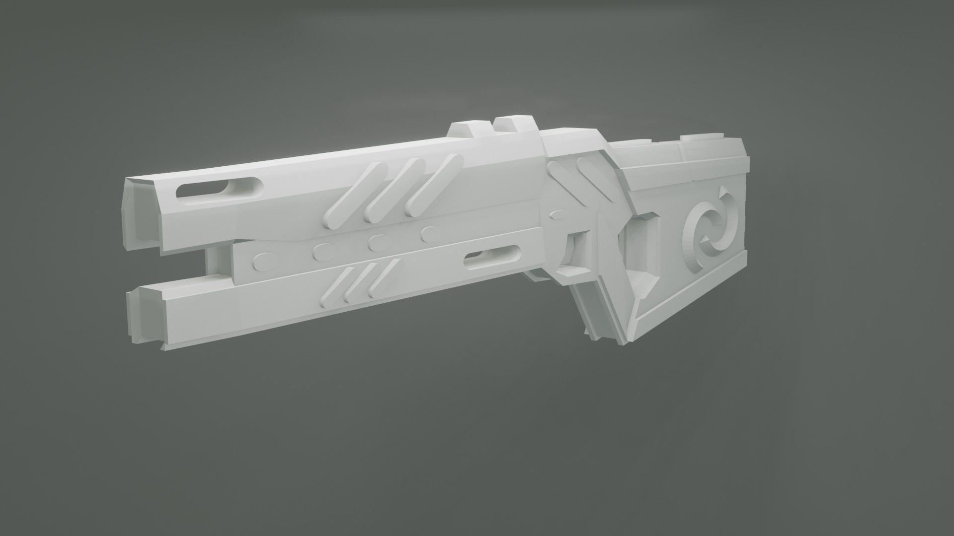 sci fi blaster free VR / AR / low-poly 3D model | CGTrader