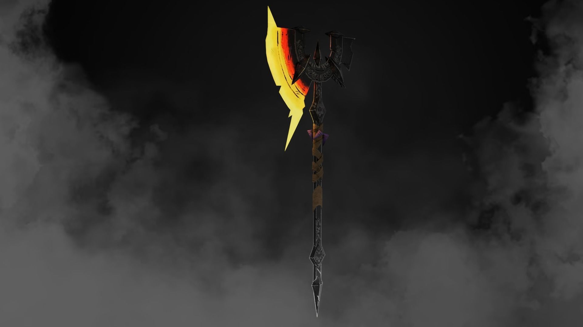 3D model Mythical lava melee weapon VR / AR / low-poly | CGTrader