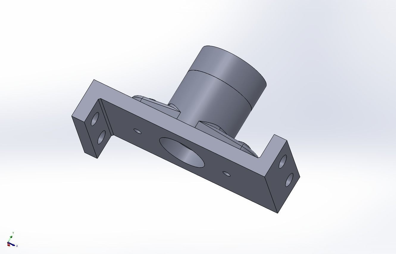 SOLIDWORKS 2022 and Engineering Graphics Shaft support 3D model 3D ...