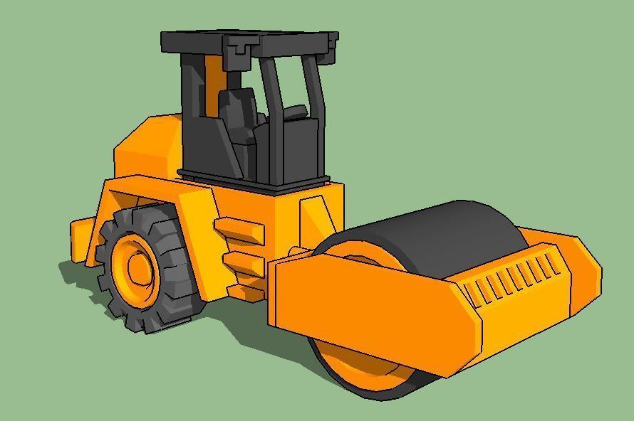 Heavy Duty Road Roller by Outland Models 3D Printable 3D model 3D ...