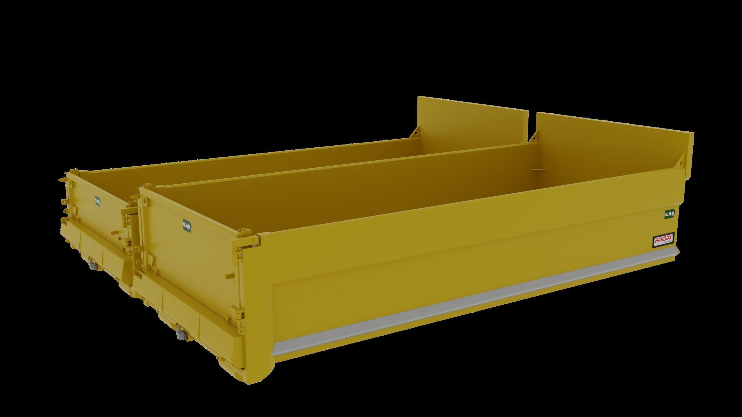 ILAB Hooklift Containers 3D model CGTrader
