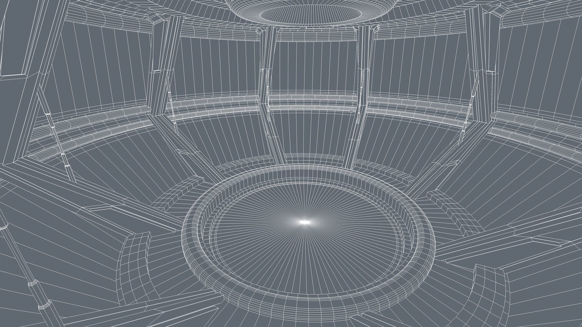 4 Sci Fi Room Set 3D model | CGTrader