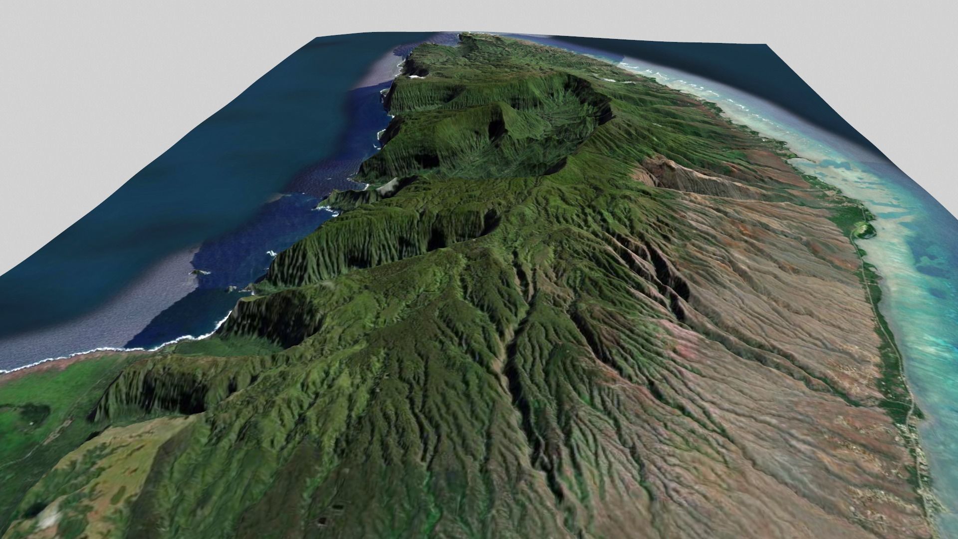 Island of Molokai Kaunakakai Maui County 3D model CGTrader
