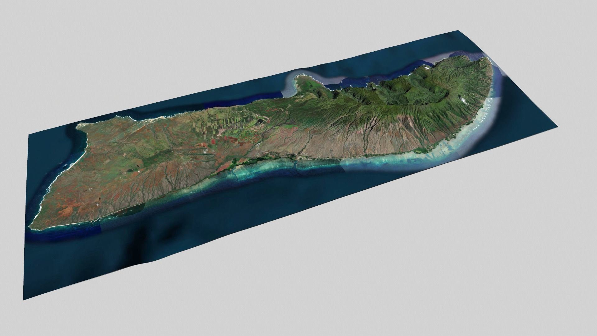 Island of Molokai Kaunakakai Maui County 3D model CGTrader