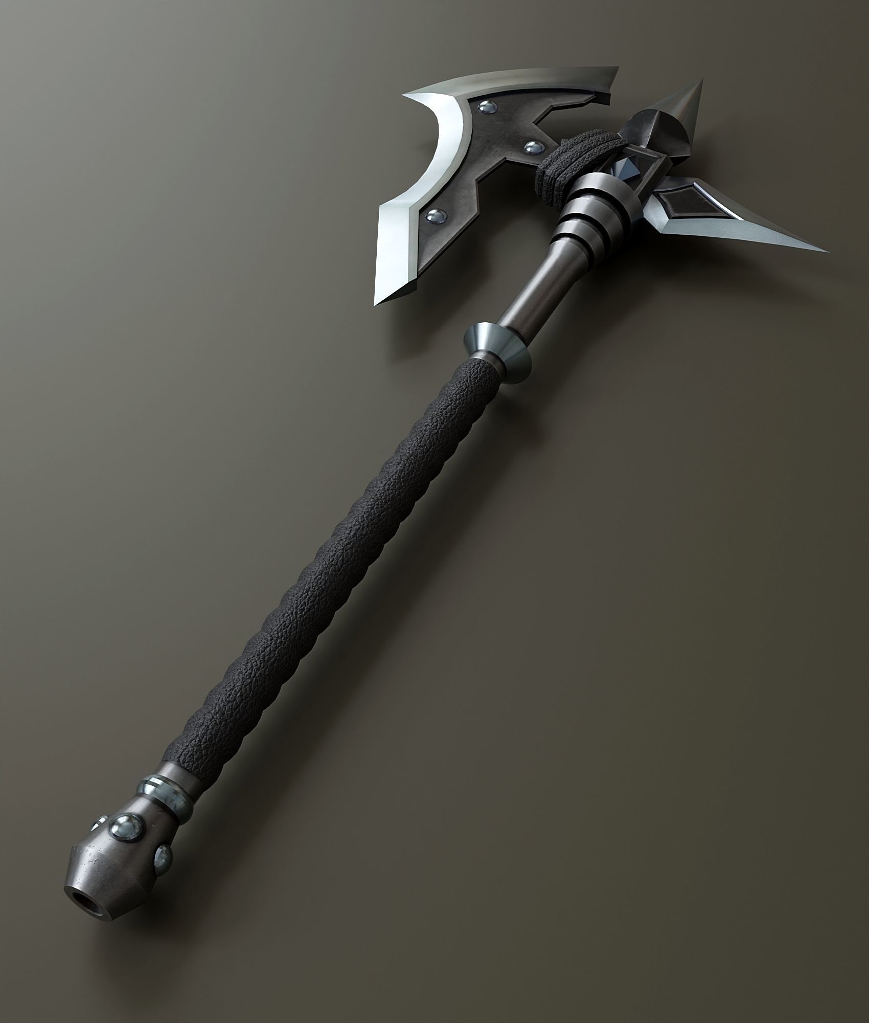 Simple ax in fantasy style 022 3D model | CGTrader