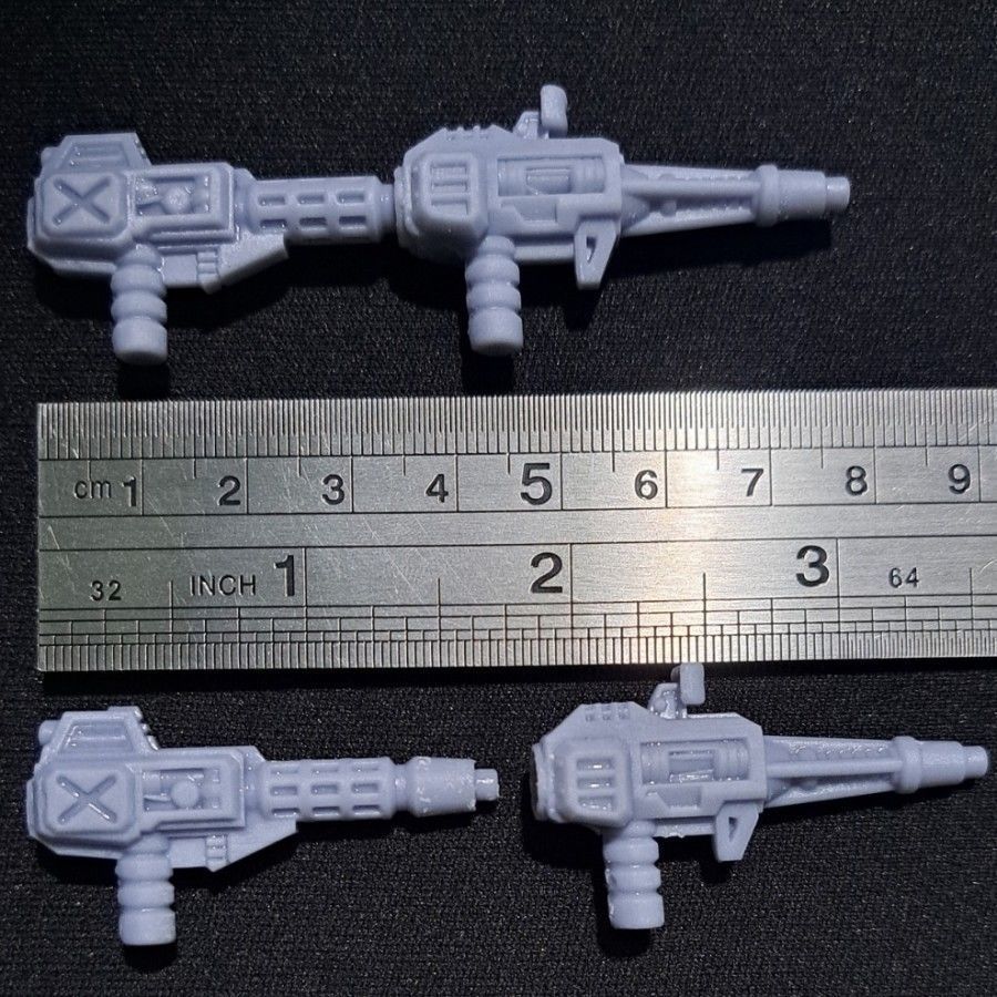 Transformers Earthrise Runabout and Runamuck gun 3D model 3D printable