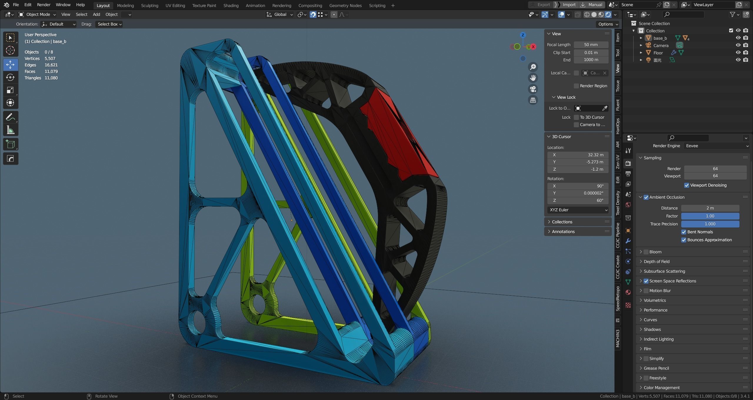 Curved Surface Sander Grinding Handhold Tool updated free 3D model 3D